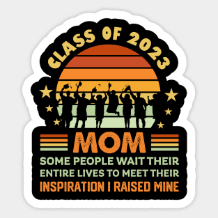 Proud Senior Mom Class of 2023 Sticker